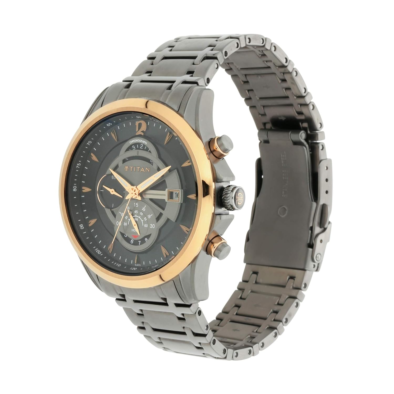Titan Metal Maritime Analog Grey Dial Men's Watch - Image 5